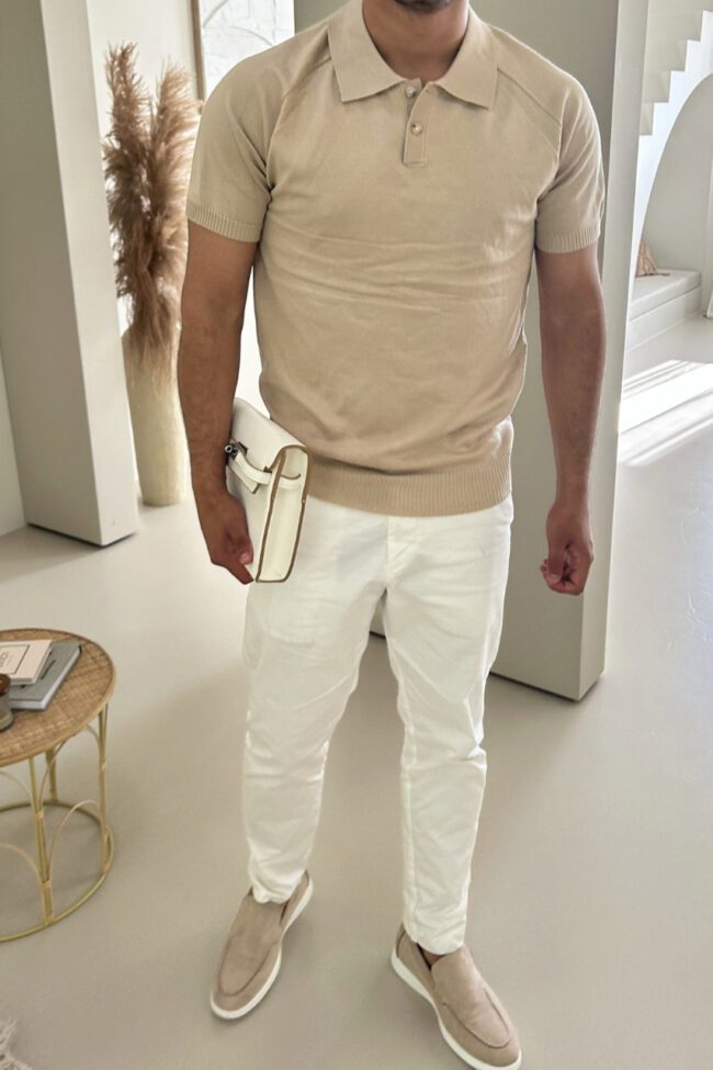 MONACO POLO - BEIGE