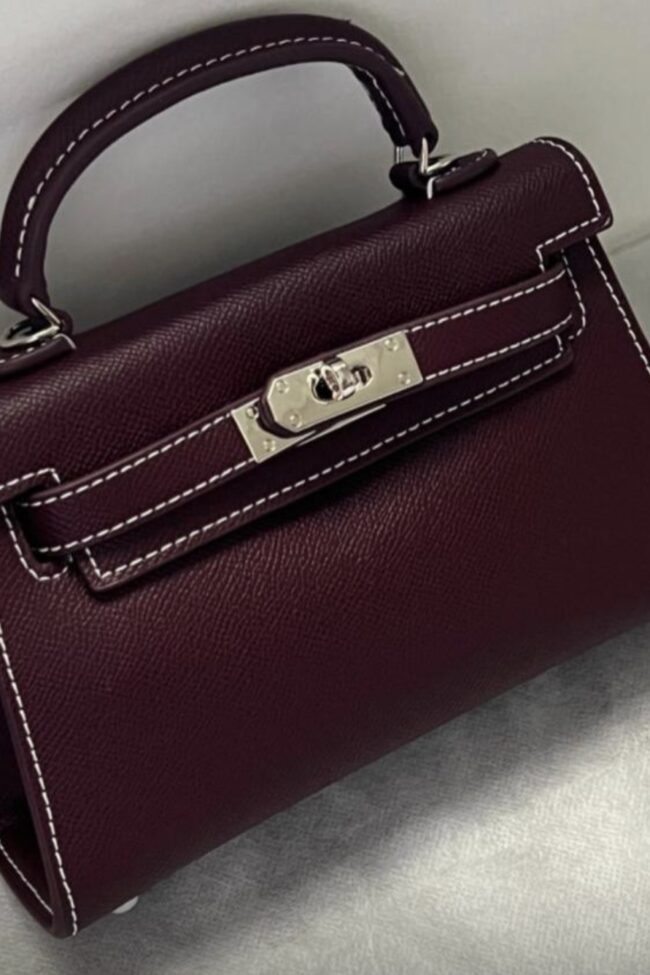 ALAYA - Bolso Seriére Borgoña