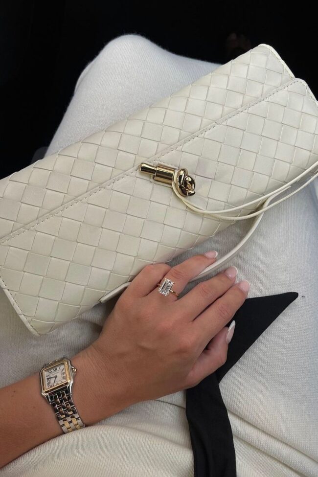 ALAYA -  Jerlé Hand Bag White