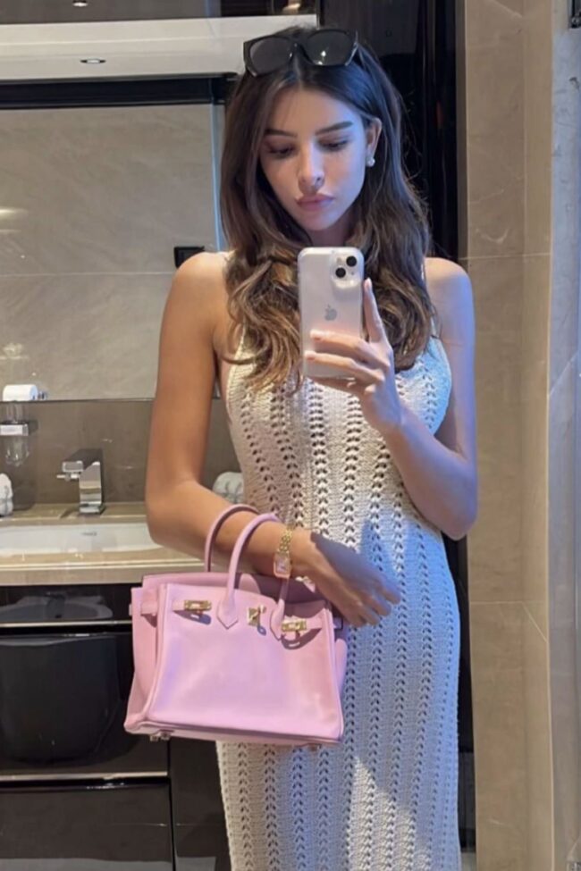 ALAYA -  “Monaco” Exclusive Bag Pink