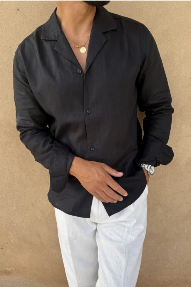 ALAYA - Ibiza Black Shirt